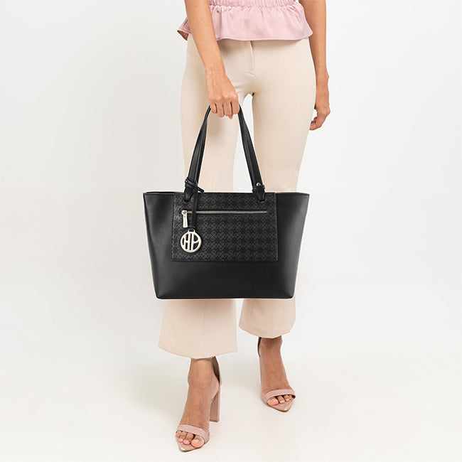 Hush Puppies Tas Tote Wanita Mono Tote (M) In Black