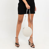 Hush Puppies Tas Wanita Sling Bag Dazzle Crossbody In Beige