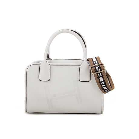 Cass Top Handle L In White