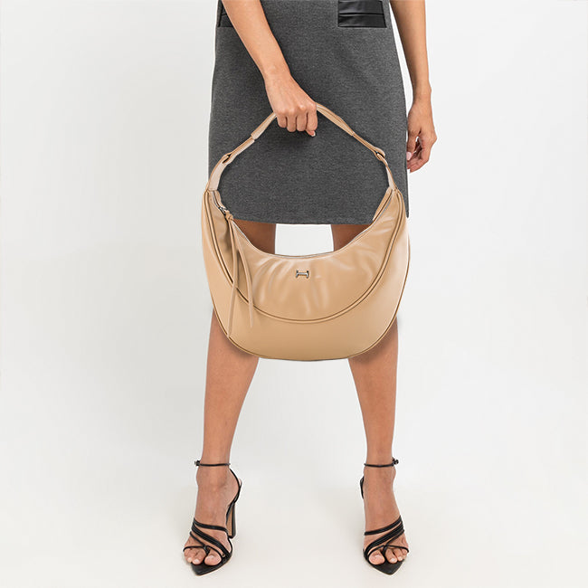 Hush Puppies Tas Wanita Sienna Hobo L In Nude