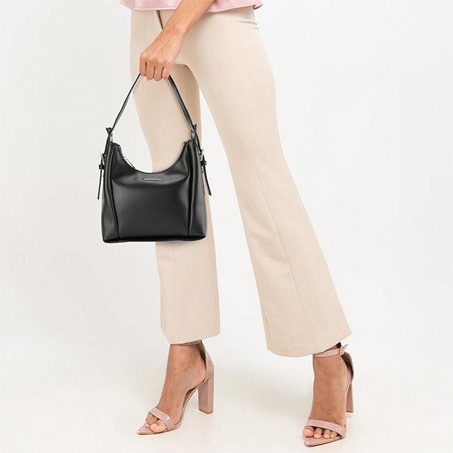 Hush Puppies Tas Wanita Hobo Jazzlyn Hobo M In Black