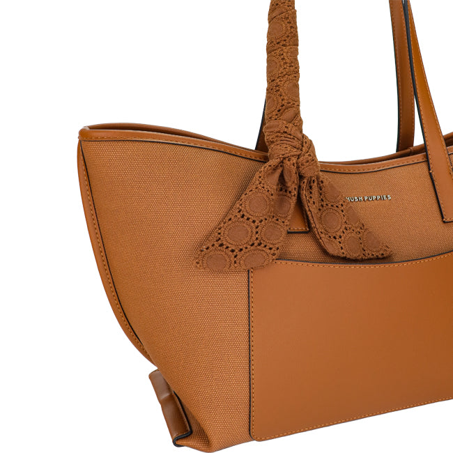 Hush Puppies Tas Wanita Tote Bag Venny Tote (L) In Camel