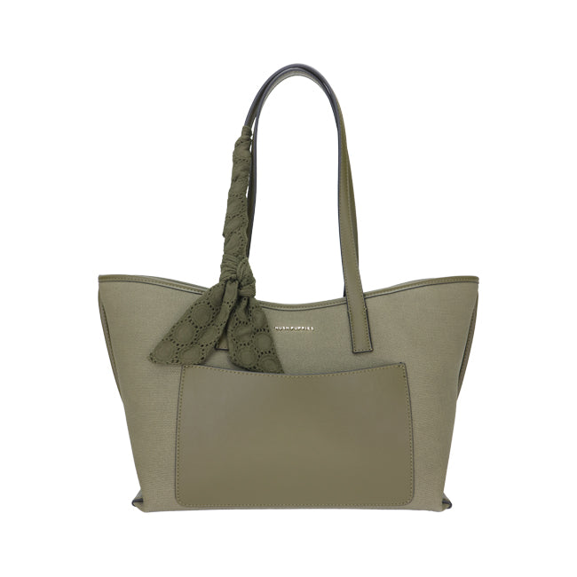 Hush Puppies Tas Wanita Tote Bag Venny Tote (L) In Olive