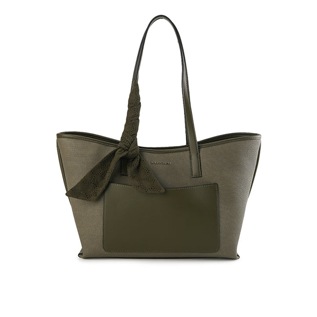 Hush Puppies Tas Wanita Tote Bag Venny Tote (L) In Olive