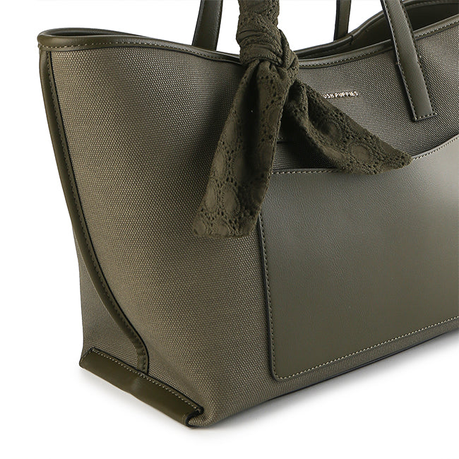 Hush Puppies Tas Wanita Tote Bag Venny Tote (L) In Olive