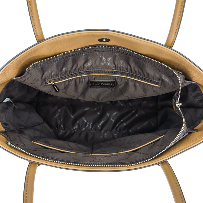 Hush Puppies Tas Wanita Tote bag Patty Tote (L) In Camel