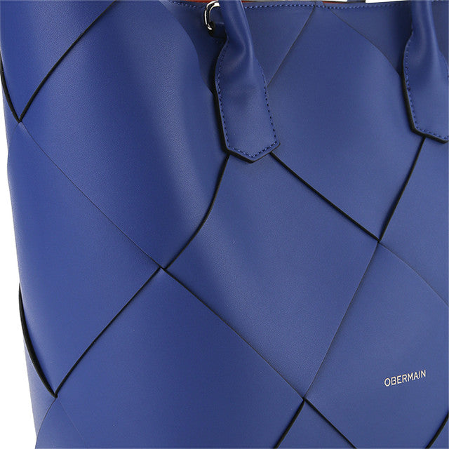 Charlotte Top Handle Bag (L) In Blue