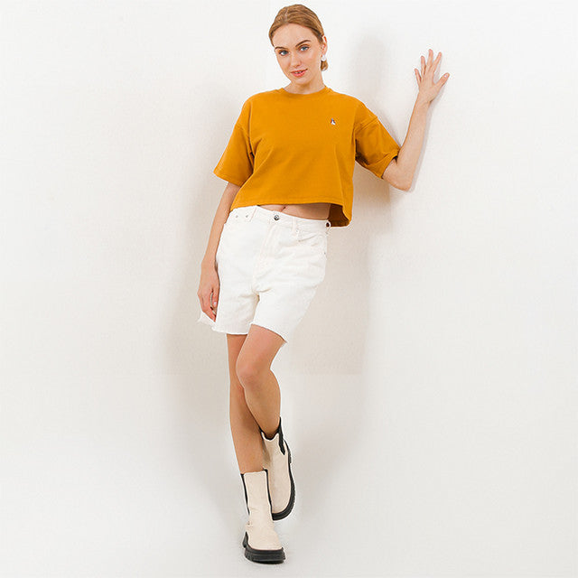 Hush Puppies Pakaian Wanita T Shirt Vaia 2 In Mustard