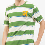 Hush Puppies Pakaian Pria T Shirt Ornate In Green