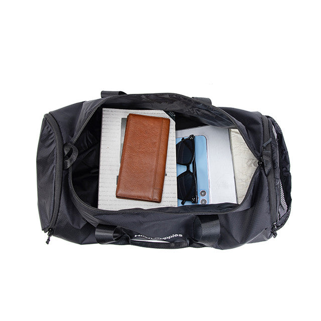 Hush Puppies Tas Pria Eston Duffle Bag In Black