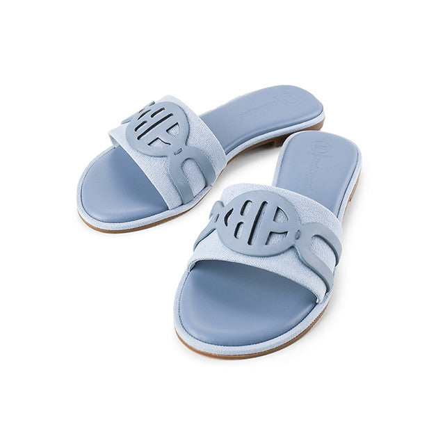 Hush Puppies Sandal Wanita Slide Raven Cave In Blue
