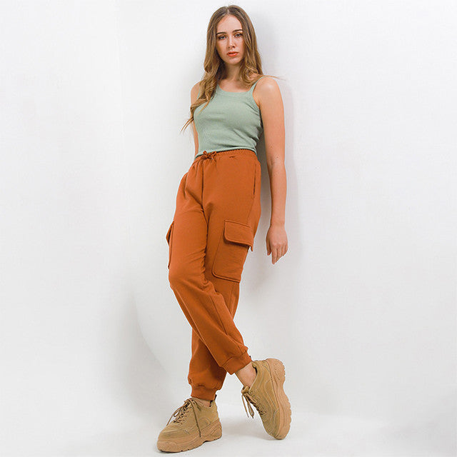 Hush Puppies Pakaian Wanita Jogger Ghita In Camel