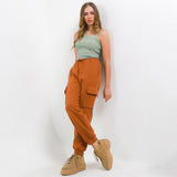 Hush Puppies Pakaian Wanita Jogger Ghita In Camel