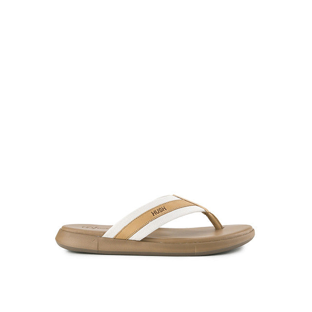 Hush Puppies Sandal Pria Hunter Cave Toepost In Beige
