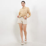 Hush Puppies Pakaian Wanita Shirt Clay In Khaki