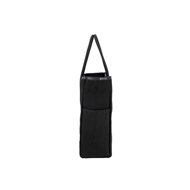 Canvas Easy Tote In Jet Black Canvas