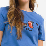 Hush Puppies Pakaian Wanita T Shirt Artsy In Blue