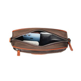 Hush Puppies Tas Pria Leon Clutch/Messenger Bag In Chocolate
