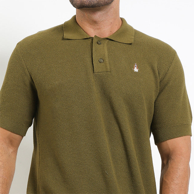 Hush Puppies Pakaian Pria Polo Tutto In Olive