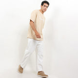 Obermain Pakaian Pria T Shirt Colombus In Khaki