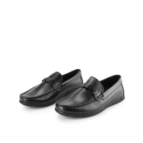 Hush Puppies Sepatu Pria Morgen Buckle Loafer In Black