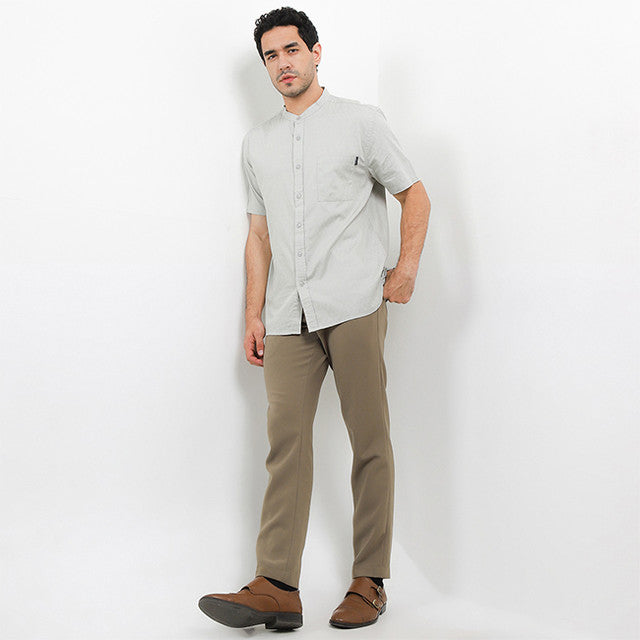 Hush Puppies Pakaian Pria Shirt Macadamia In Sage