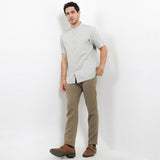 Hush Puppies Pakaian Pria Shirt Macadamia In Sage