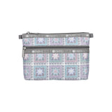 LeSportsac Aksesoris Wanita Cosmetic Clutch In Pastel Geometric Lace
