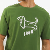 Hush Puppies Pakaian Pria T Shirt Hund In Olive