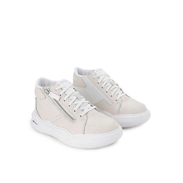 Hush Puppies Sepatu Wanita Sneakers Rush Hi Top Sneaker In White Leather