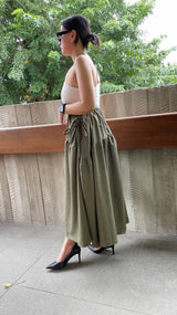 Stylisty Ayesha Maxi Skirts - Army