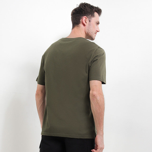 Hush Puppies Pakaian Pria T Shirt Hh Sebastian In Olive