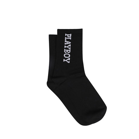 Playboy Aksesoris Kaos Kaki Unisex Long 2 In Black/Dark Grey/Navy