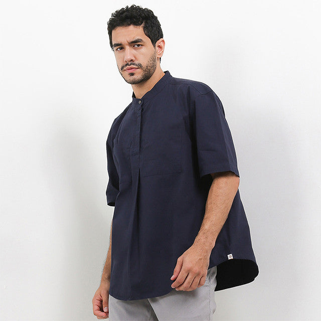 Obermain Pakaian Pria Shirt Barney In Navy