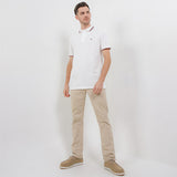 Hush Puppies Pakaian Pria Polo Bezima In White