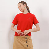 Hush Puppies Pakaian Wanita T Shirt Elxia In Red