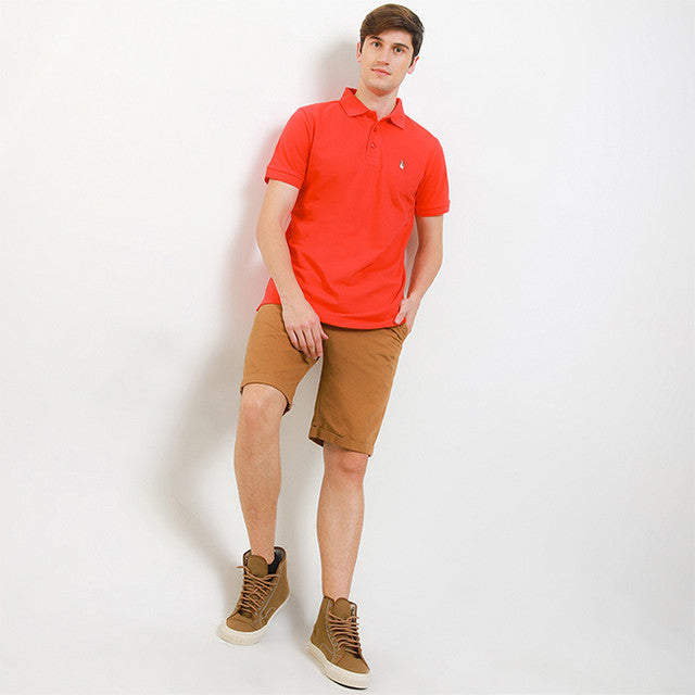 Hush Puppies Pakaian Pria Polo Farro In Red