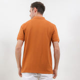 Hush Puppies Pakaian Pria Polo Bsc Tangelo In Mustard