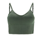 Obermain Pakaian Wanita Teeny Bra Top In Dark Green