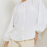 Hush Puppies Pakaian Wanita Blouse Alca In Off White