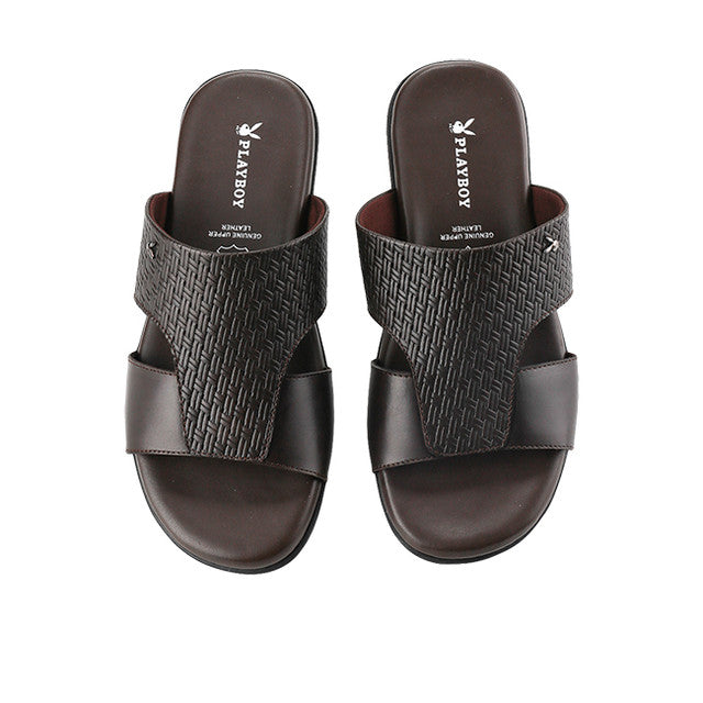 Playboy Sandal Pria Sanclassico - Mule 2 In Brown