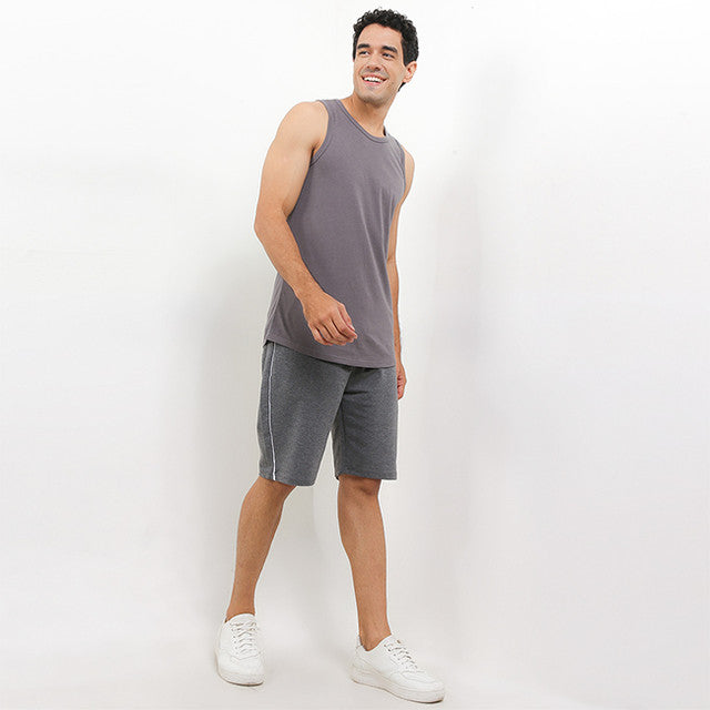Obermain Pakaian Pria Tank Top Ctnbam2 Tank In White