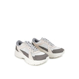 Hush Puppies Sepatu Pria Sneakers Movement Lace Up In White Leather