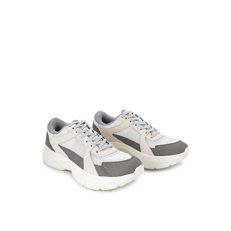 Hush Puppies Sepatu Pria Sneakers Movement Lace Up In White Leather