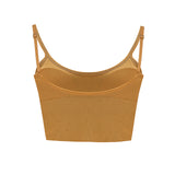 Obermain Pakaian Wanita Teeny Bra Top In Mustard