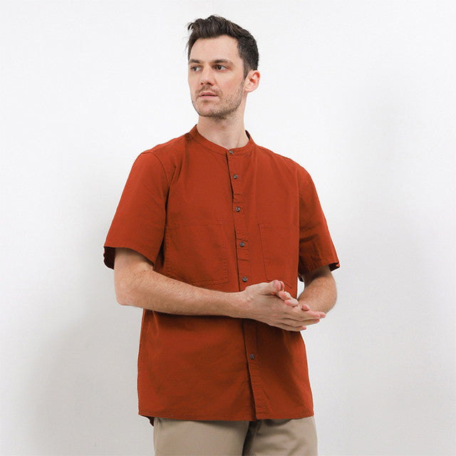 Obermain Pakaian Pria Shirt Briscoe In Brown
