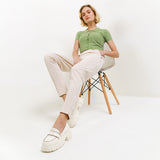 Hush Puppies Pakaian Wanita Pants Ernesta In Khaki