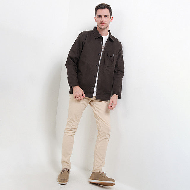 Obermain Pakaian Pria Jacket Galliot In Brown