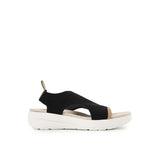 Hush Puppies Wanita Sling Back Breathe Knit Sandal In Black