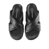 Hush Puppies Sandal Pria Slide Snap Cross In Black